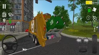 Trash Truck Simulator | Scaneline Truck | Recycling Simulator | Truck Games | Android & iOS Gameplay