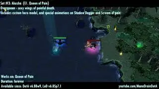 DotA 1 Extras.  Set #3: Akasha (E1. Queen of Pain)