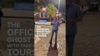This is the BEST GHOST TOUR in #YborCity! #Tampa #Florida #HauntedHistory #Ghosts #shorts