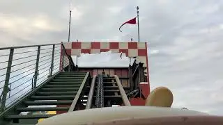 Goofy's Barnstormer Roller Coaster Front Seat POV