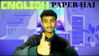 ONE NIGHT BEFORE ENGLISH EXAM 😤 | SSC BOARD 2026