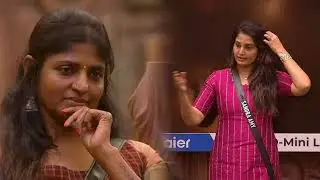 👁️Kani vs Sandra fight 🔥#biggboss #trending #viral #video 