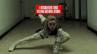 I Recreated this Black Widow Yelena Belova Stunt | #shorts #BlackWidow #YelenaBelova