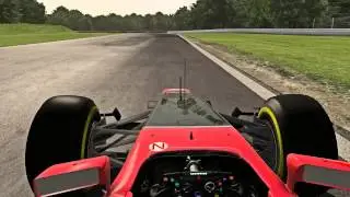 rF2 : Marussia MR01 (2012 F1 Car) @ Poznan