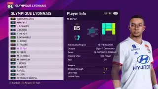 eFootball PES 2020 - Olympique Lyon Player Ratings
