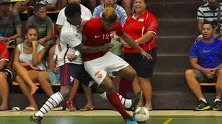 Futsal U21 : Tahiti - France : 5-5 et 0-3, les buts !