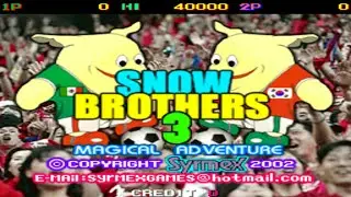 Snow Brothers 3 - Magical Adventure Arcade Playthrough