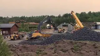Ramlos bygger ny kulvert på Glåmos - 4k Timelapse