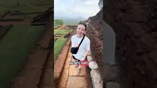 Climbing Up The Lion Rock in Sigiriya, Sri Lanka! #srilanka #lionrock #sigiriya #traveldiaries #hike
