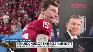 Fernando Mendoza embraces Miami roots ahead of national championship game