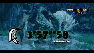 MH Rise: Charmed by a Queen Rathian Greatsword Rage Slash TA Wiki Rules 3'57''58 (PC)