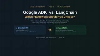 Google ADK vs LangChain | Google ADK Masterclass #6