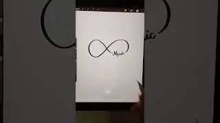 Easy Infinity ♾️ Drawing 😍#monikamanekar_arts #ipad #shorts #youtubeshorts #infinity