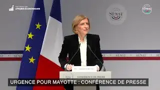 Conférence de presse : Projet de loi d'urgence pour Mayotte