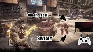 This Sweaty Gears LOBBY Was Pure Chaos (Gnasher Plays+Movement)..GEARS Reloaded