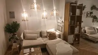 IKEA Living Room Walkthrough &ndash; S&Ouml;DERHAMN Sofas, L&Aring;DMAKARE Shelf & KAPPELAND Lamps