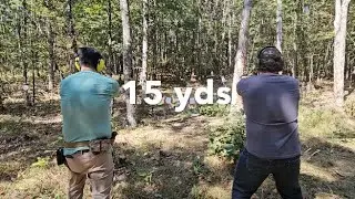 Min's Open Range Day Pt1. Basic pistol accurate shooting 5-15 yards.