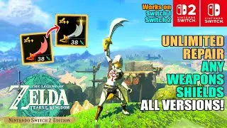 NEW METHOD! INFINITE Repair ANY Weapons and Shields in Version 1.4.2 | Zelda TotK Switch 1 & 2