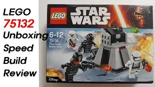 [LEGO]Lego Star Wars 75132 First Order Battle Pack - Lego Speed Build Review