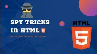 Spy Tricks In HTML | Hidden Tricks In HTML | HTML Tricks | HTML Hidden Tricks #programming  #html