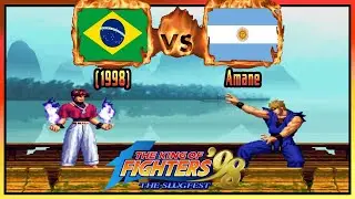 King of Fighters 98 - (1998) (BRA) VS (ARG) Amane [kof98] [Fightcade] [FT5] 더 킹 오브 파이터즈 '98