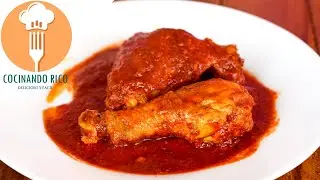 Pollo al Guajillo RECETA F&Aacute;CIL