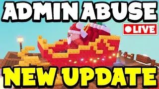 🔴LIVE - ADMIN ABUSE and NEW UPDATE in Plants Vs Brainrots Roblox