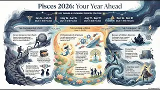 Pisces Horoscope 2026 English #astro #astrology #jyotish #vedicastrology #pisces2026 #meenarasi