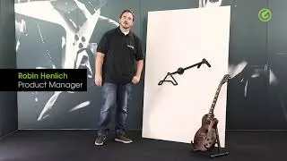 Gravity GS WMB 01 EB - Wall-Mount Display Guitar Holder