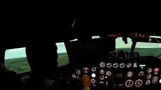 Симулятор Ту-154 посадка со шторкой Tu-154 Simulator Blind landing