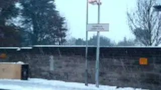 Castleknock Station with snow
