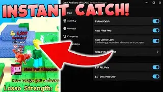 Catch And Tame Script Roblox 🌲 INSTANT CATCH, GET BEST PETS, AUTO PLACE + MORE! BEST GUI KEYLESS!