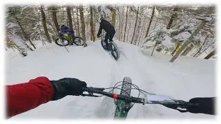 Freeride Quebec en hiver!