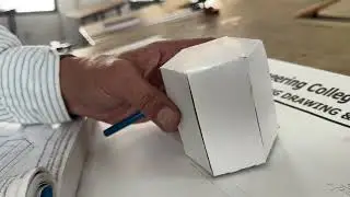 Ch-16 Pb.16.41 Isometric Drawing of Hexagonal Prism | Engineering Drawing Tutorial | B.Tech 1st Year