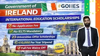 How to Apply for Government of Ireland Scholarship | Free Study in Ireland | Step by Step Guide