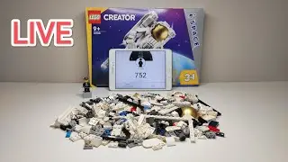 Building a custom Jet/plane with Lego set 31152 LIVE 😎