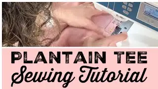 Free Plantain Tee Sewing Tutorial