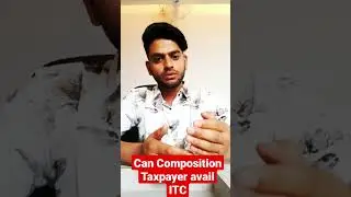Can Composition Taxpayer claim ITC