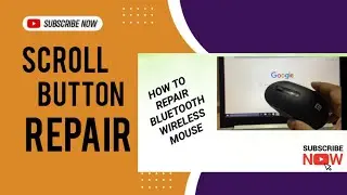 how to repair Bluetooth wireless mouse ! scroll button ko sahi karna ! mouse ka rotating button!
