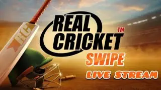 Real Cricket Swipe| Live Stream| MIR GAMING OFFICIAL