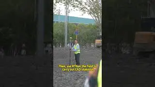 How to Use RTK for Outdoor Drawing in the Field.#survey #surveyor #surveying #gnssrtk #gpsrtk #rtk