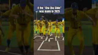If the Cha Cha Slide was invented in 2025 #shortsfeed#dancetrend#dance#baseball