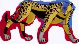 Mutant Transformer Animals Animated Beast Wars