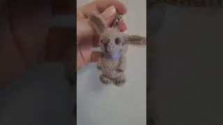 Брелок Зайка мини из мохера. Крючок 0,5 гамма. Какого выбираешь ?