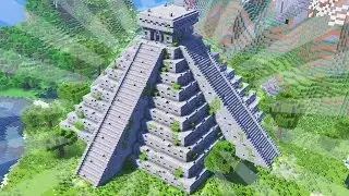 Как построить храм майя в Minecraft (творческое строительство)