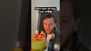 JAG FYLLER &Aring;R🥳 Vilken typ &auml;r du?🎂