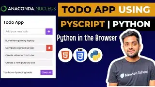 🔥 PyScript Todo Application | Python in the browser | PyScript Project #pyscript