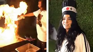 Eating Hibachi With Agent!