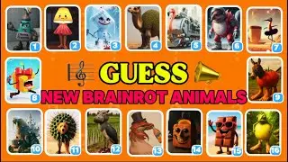 GUESS NEW ITALIAN BRAINROT ANIMALS MEME by voice🎶🔊(Topironauto, Brindolero& more)#newbrainrots