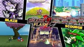 SSF2 Mods: Blaze The Cat and Scourge The Hedgehog Showcase